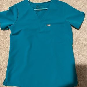 Figs teal Catalina top